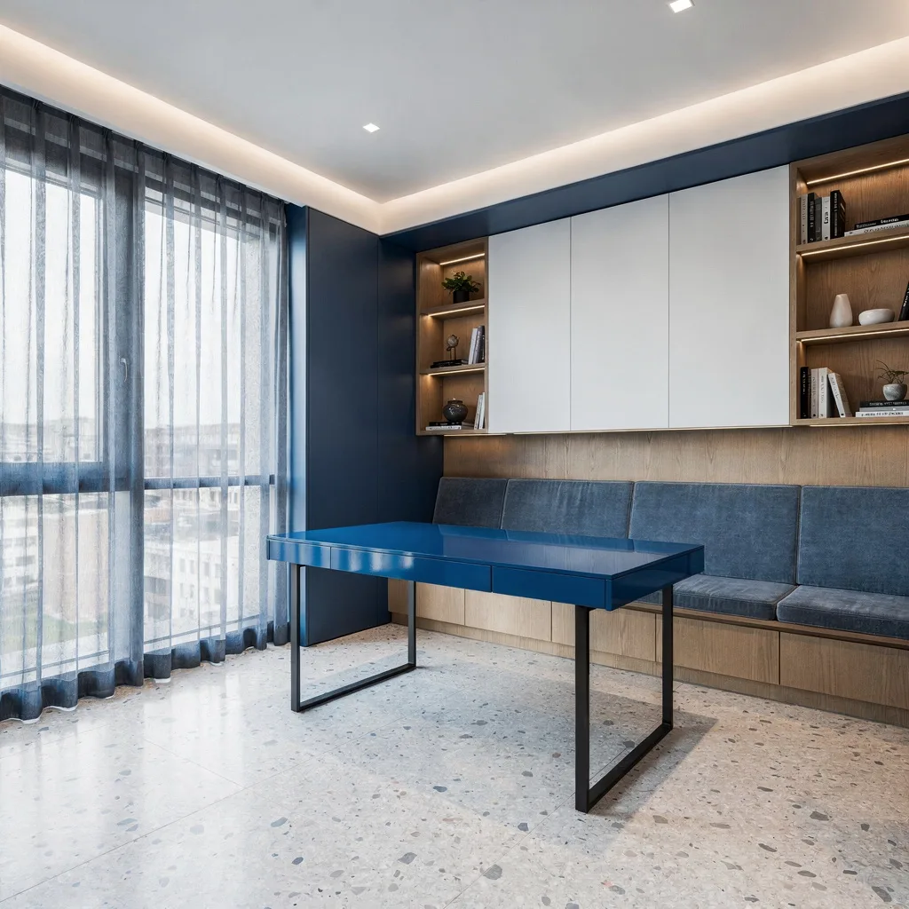 Frame Your Life with Blue Architectural Panels