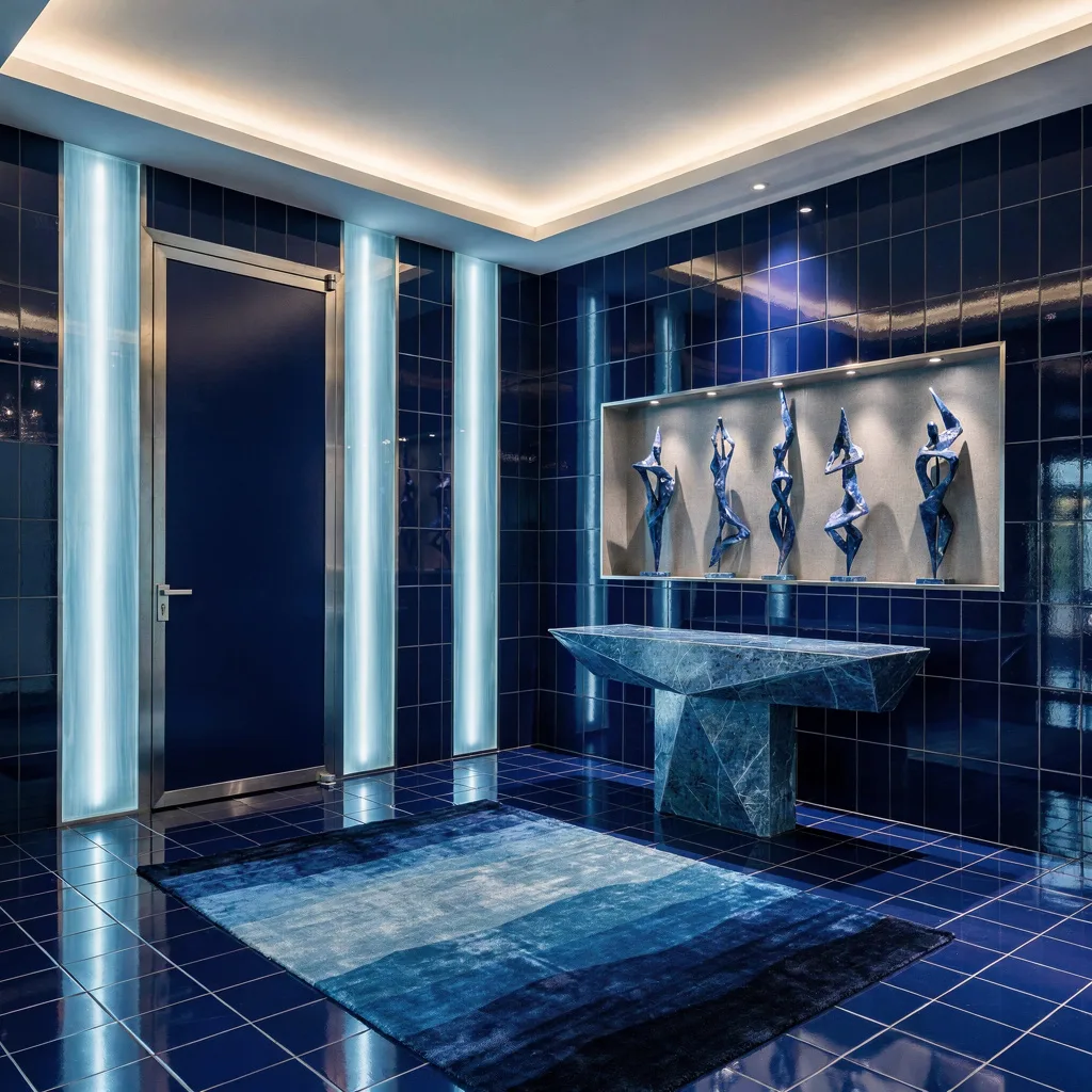 Tile Everything in Royal Blue Ceramic