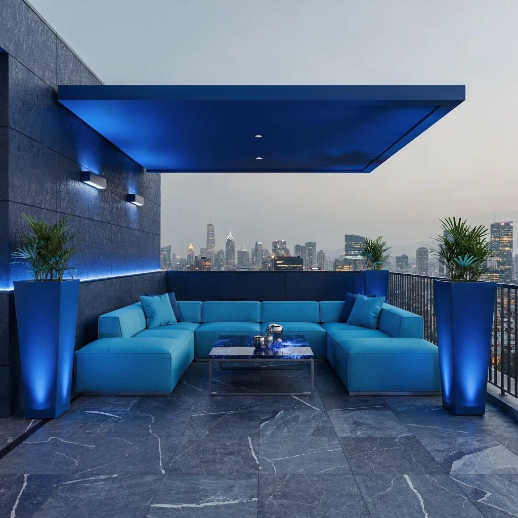 Shelter Under a Cantilevered Canopy