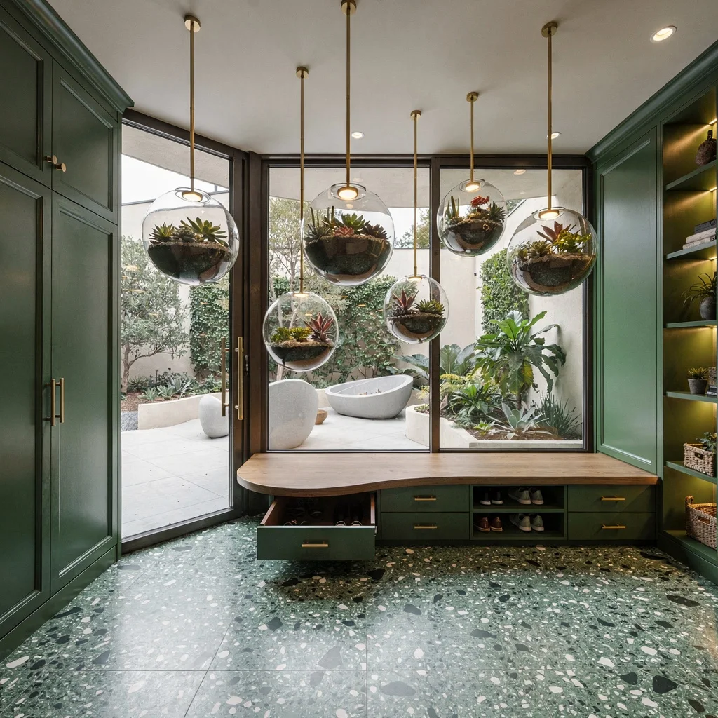 Frame a Courtyard View