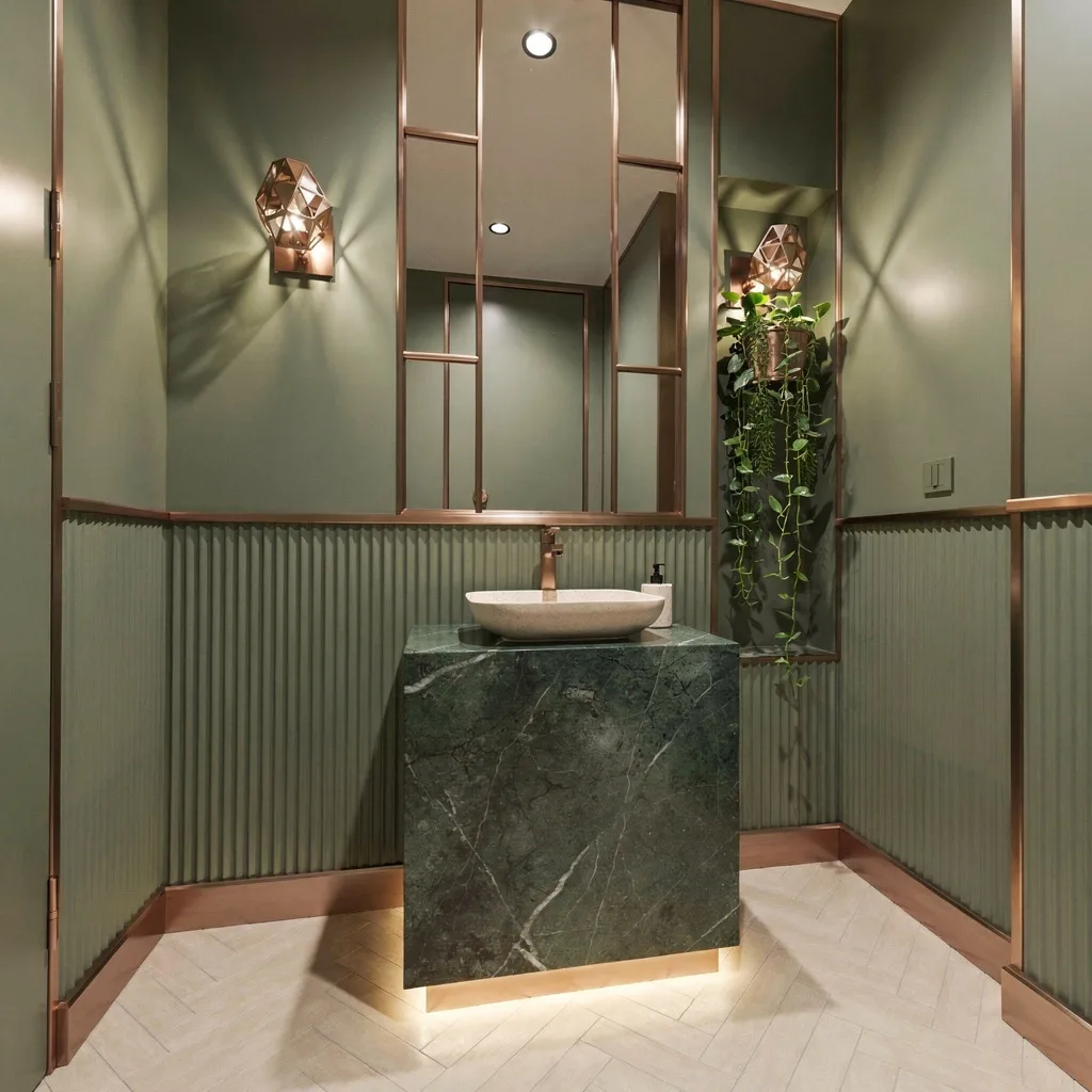 Channel Subtle Luxury with Flutes & Copper