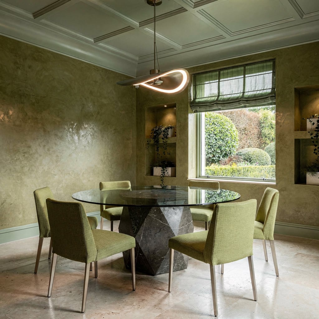 Plaster Your Walls in Olive Luxury