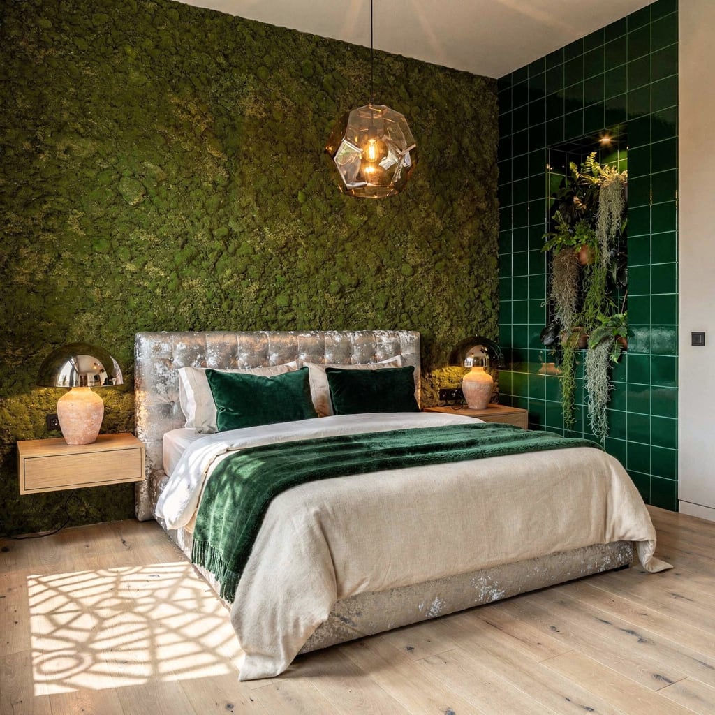 Wallpaper a Textured Feature Wall