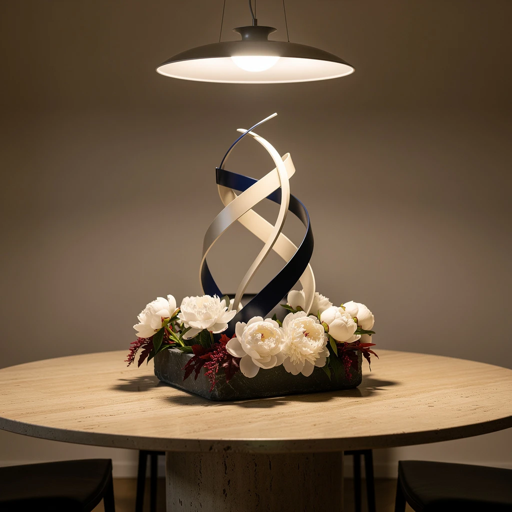 Metal Ribbon Sculpture: Subtle But Actually Impressive