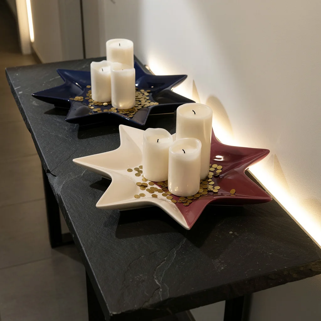 Porcelain Star Platters—Don’t Get Cheesy With It