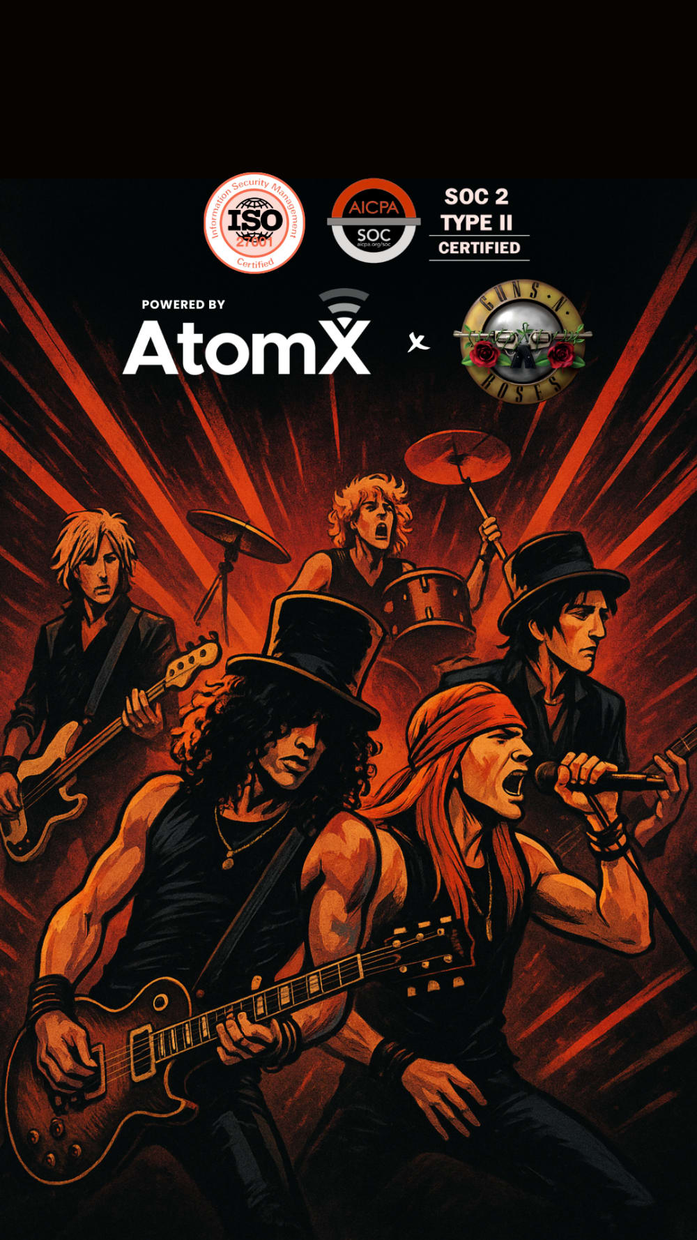 Guns N' Roses access gates — access control case study with real-time validation