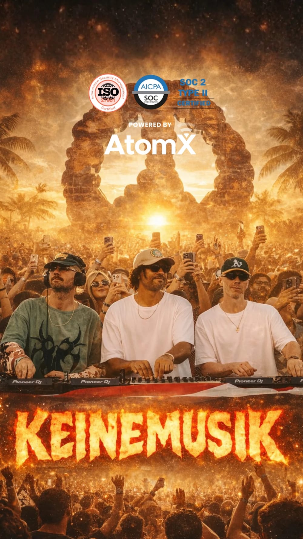 Keinemusik show — event technology success stories with multi-zone AtomX deployment