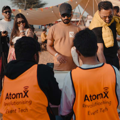 Vendor performance — contactless transaction platform for cashless payment at festivals