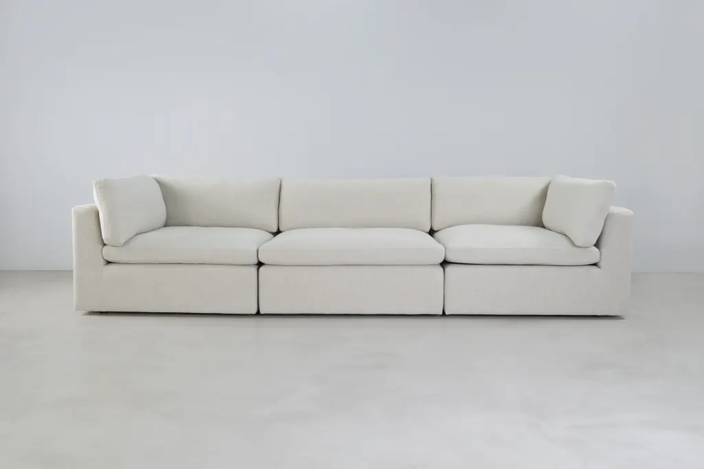 Skye Modular 3 Seater Ivory Couches for Sale