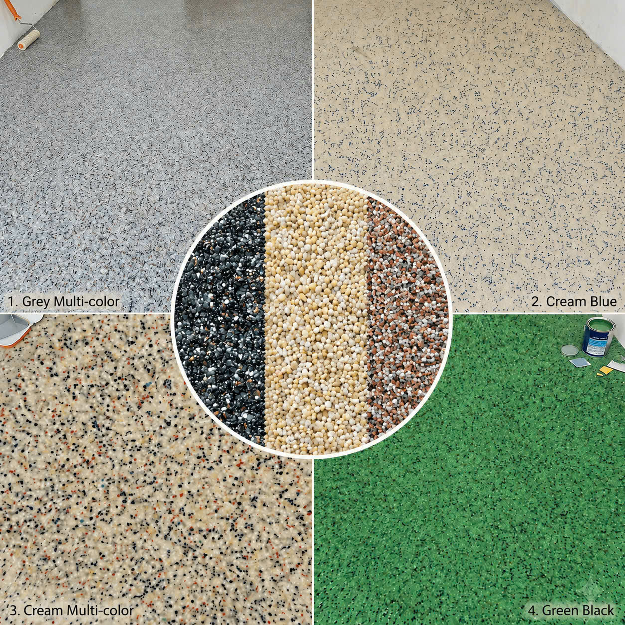 So sánh sàn sỏi polymer hiện đại và sàn sỏi rửa wash beton truyền thống