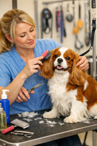 Cavalier King Charles Spaniel Grooming: Keeping Those Silky Ears and Feathered Coat Beautiful