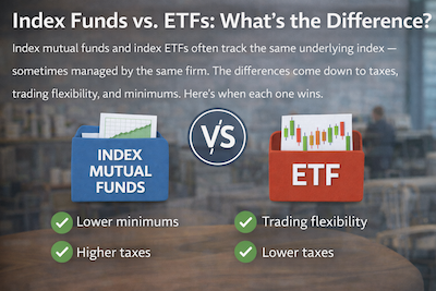 Index Funds vs. ETFs: What's the Difference?