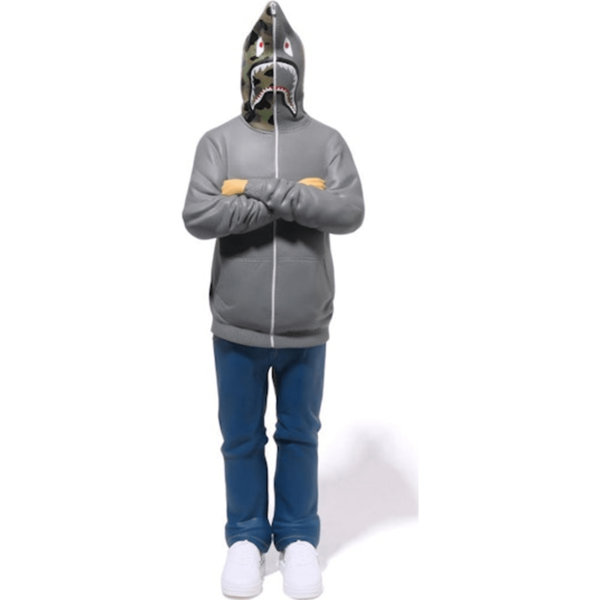 BAPE Shark Figure Grey/Camo