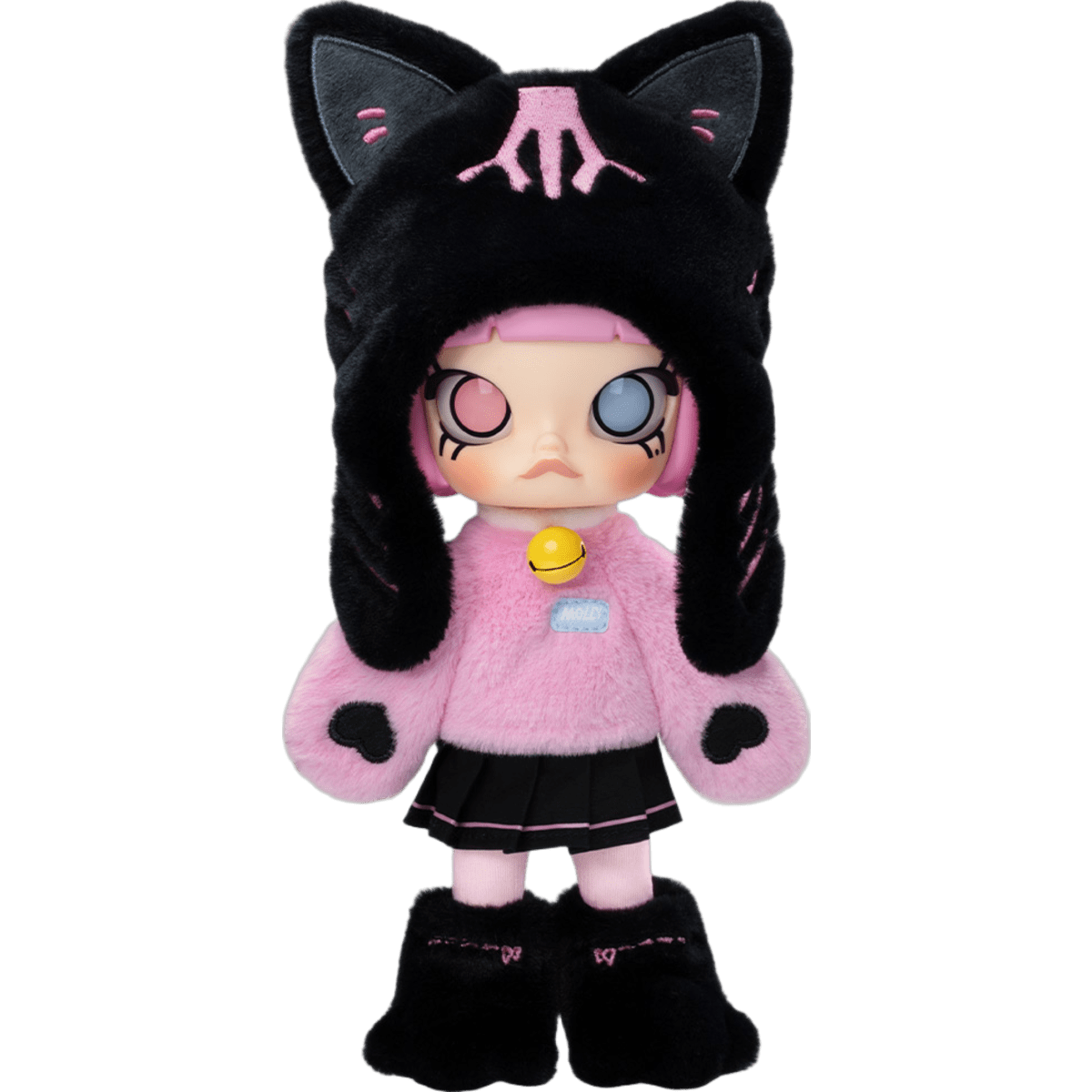 Pop Mart Molly Peekaboo 1/8 Action Figure Black Cat Regular Figure