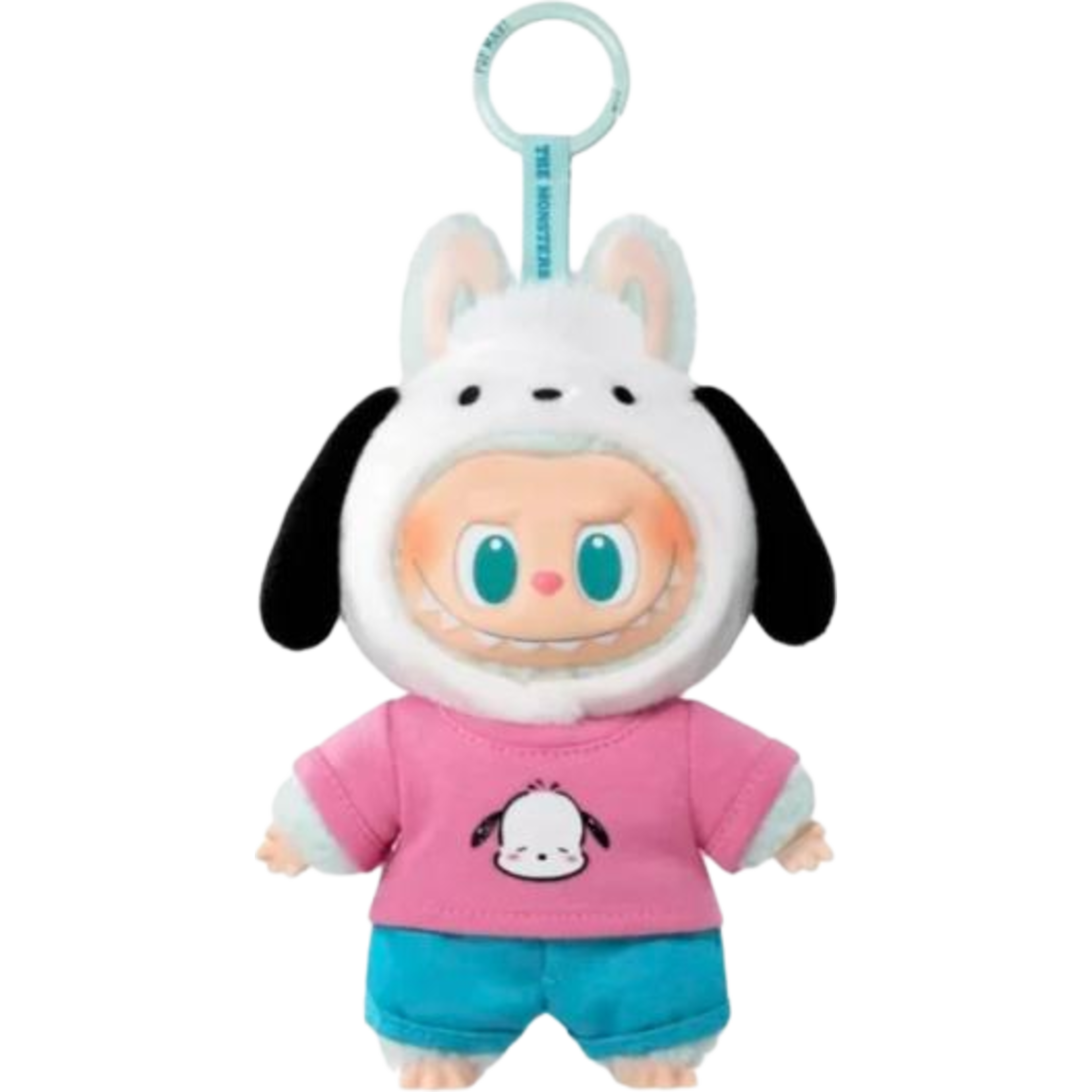 Pop Mart The Monsters Labubu x Hello Kitty and Friends/Sanrio Characters Series Pochacco Vinyl Plush Pendant