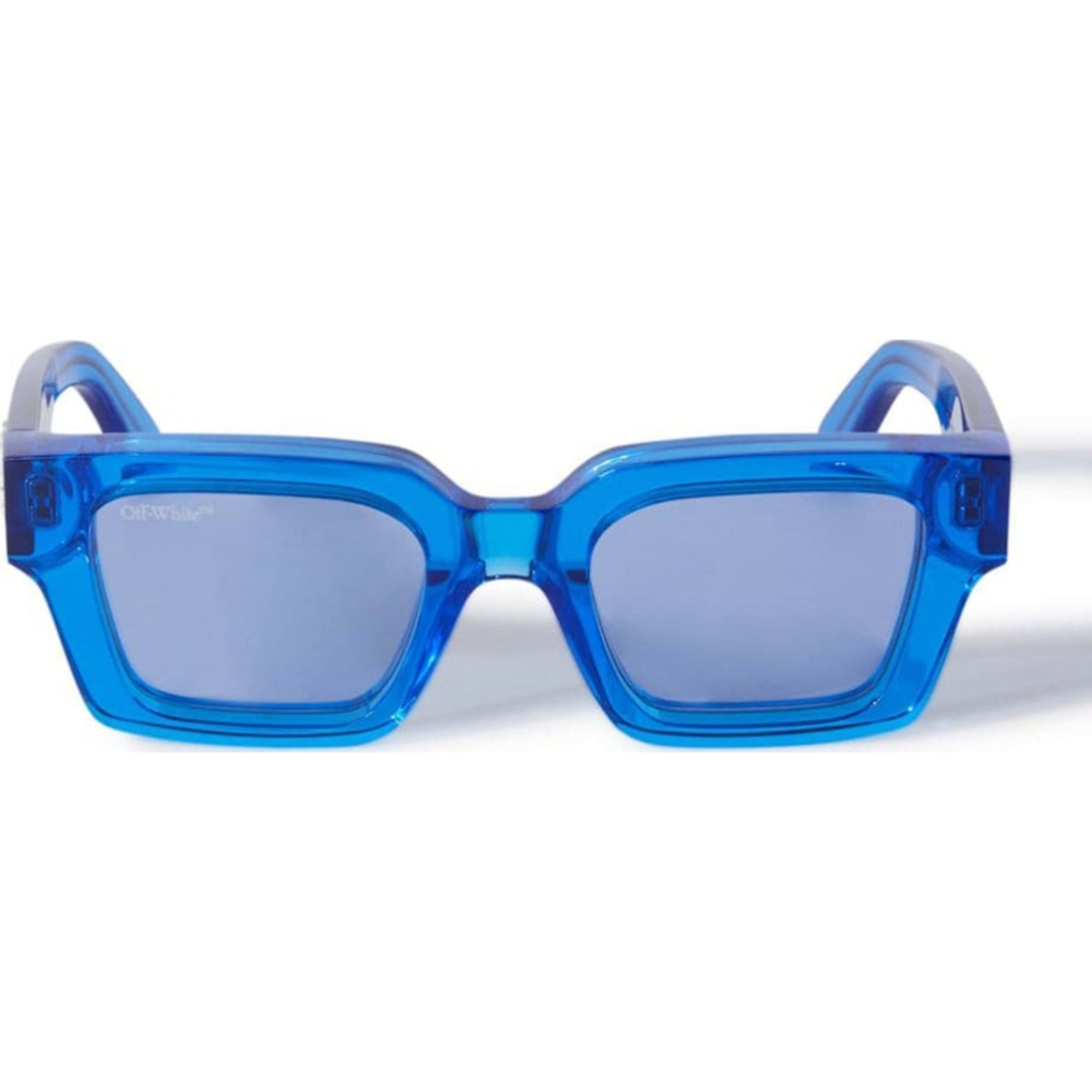 Sunglasses Virgil Rectangular Frame Transparent Blue/Blue (OERI008C99PLA0024545)