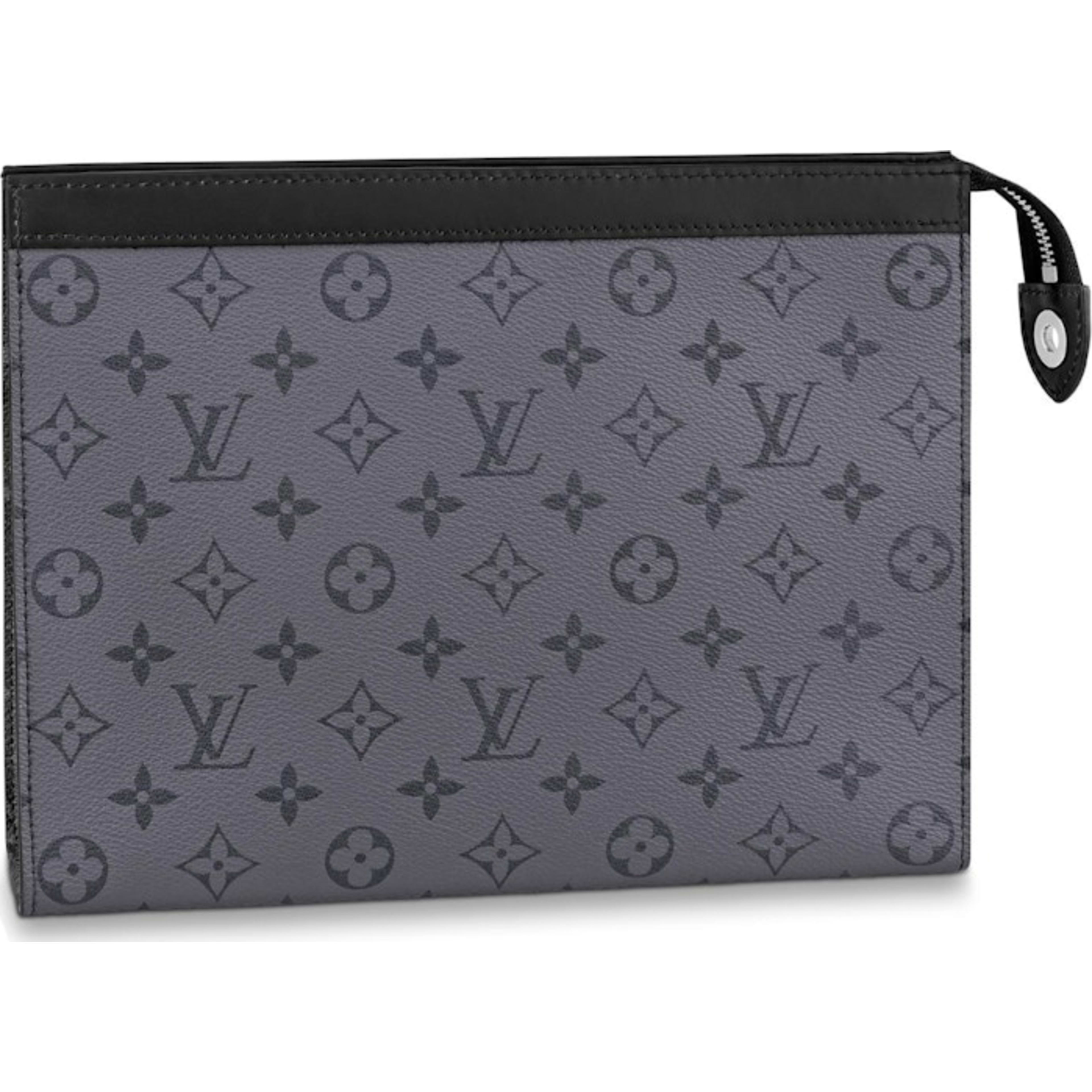 Pochette Voyage Monogram Eclipse Reverse MM Gray