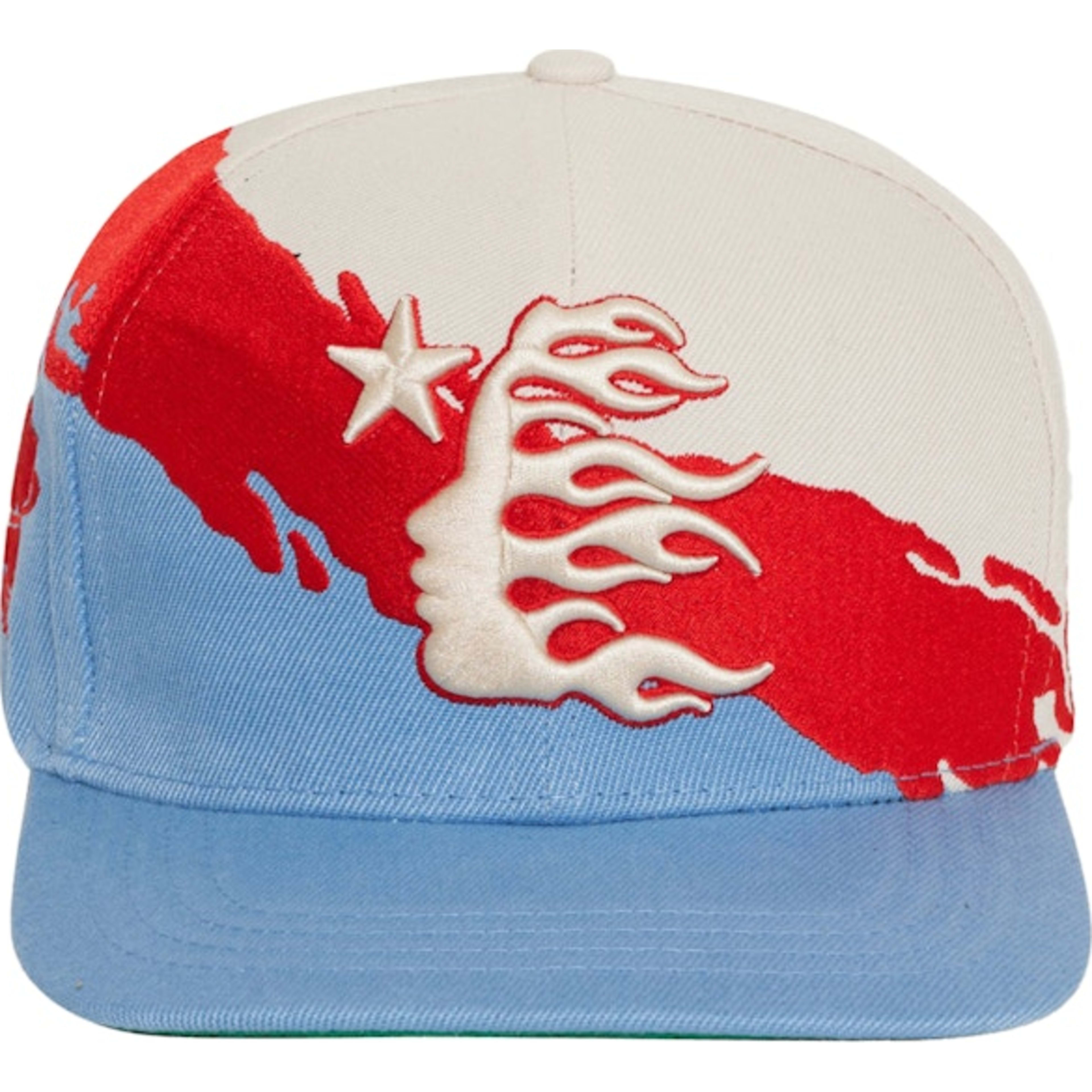 Paintbrush Snapback Hat Red/Blue