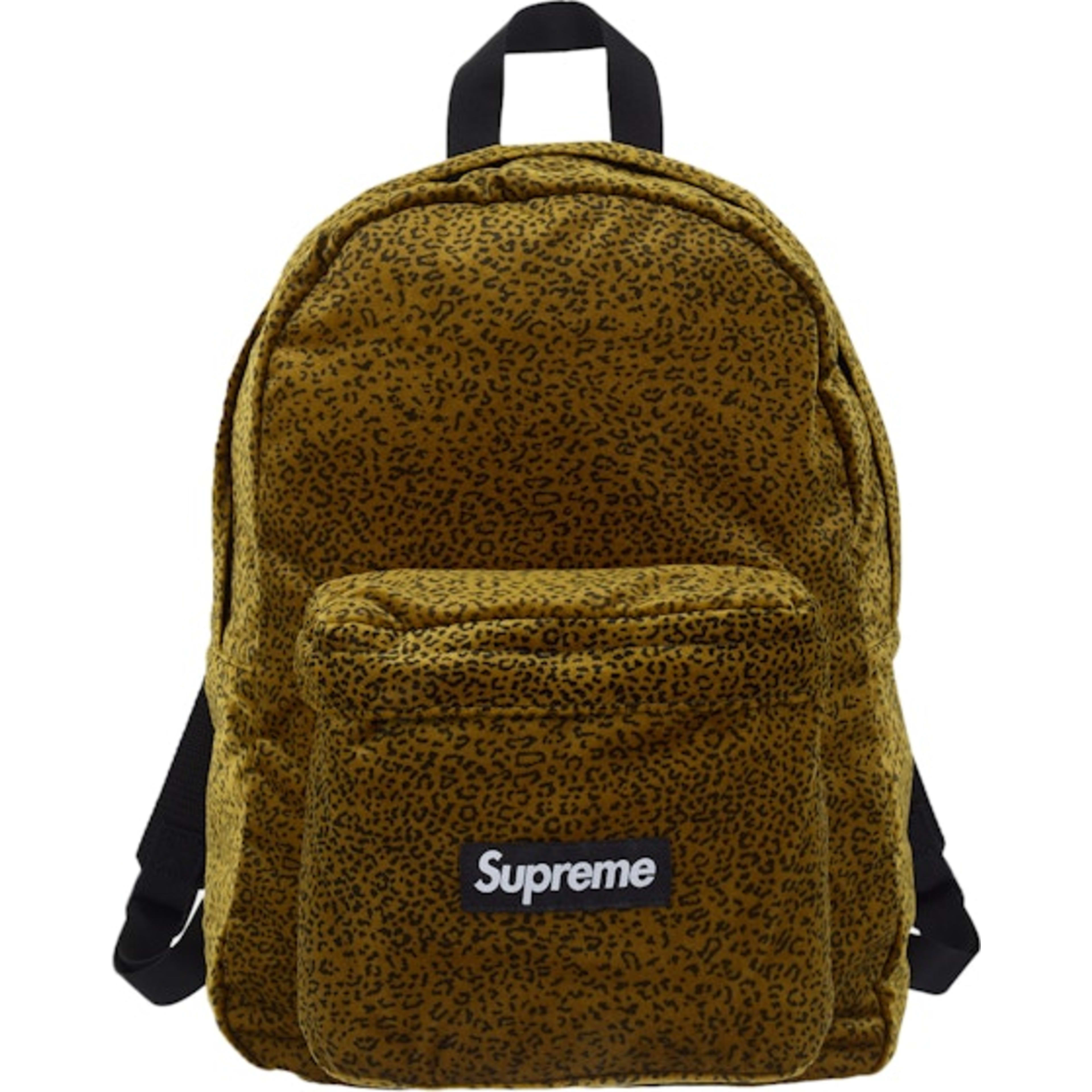 Velvet Backpack Tan Leopard
