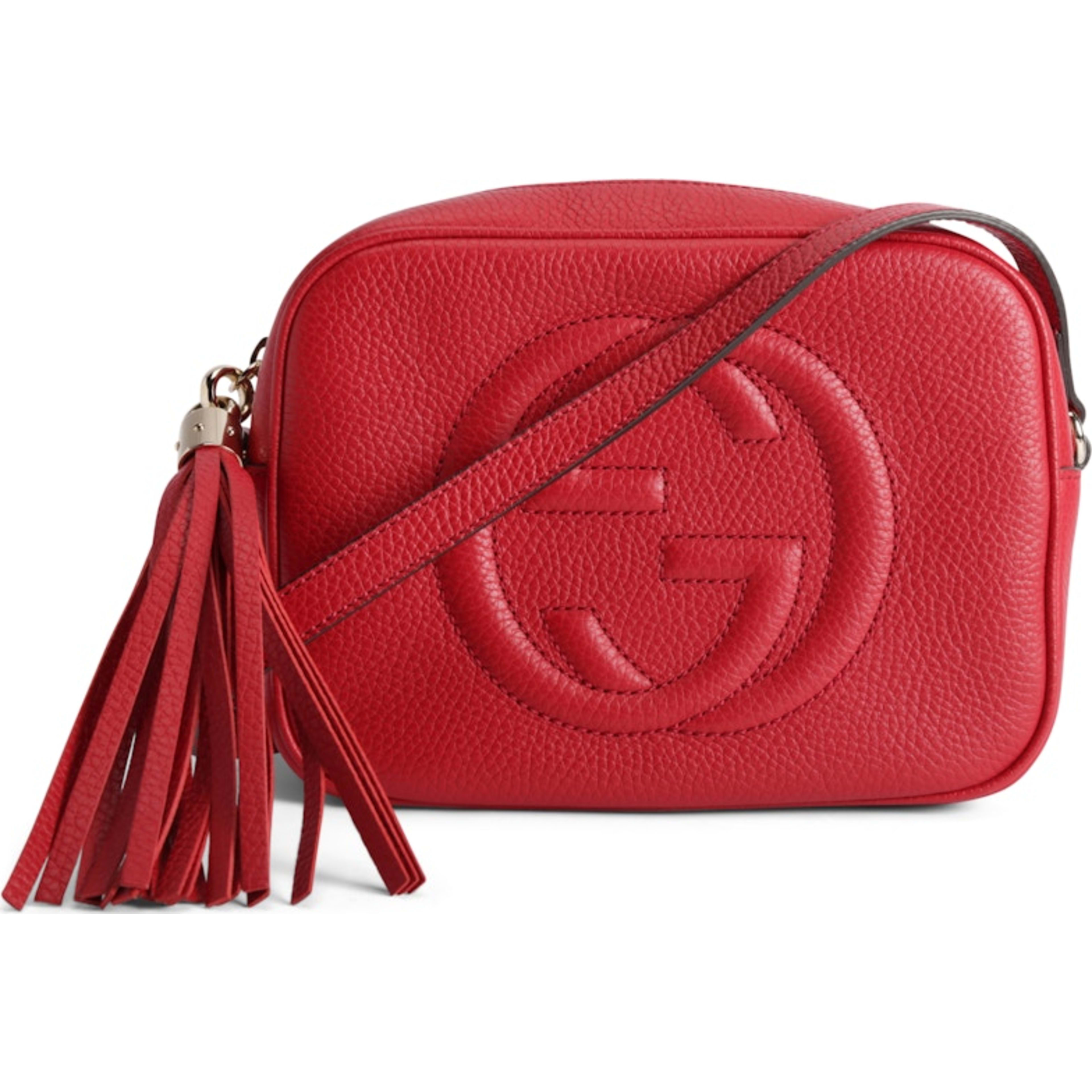 Gucci Soho Disco Leather Small Red