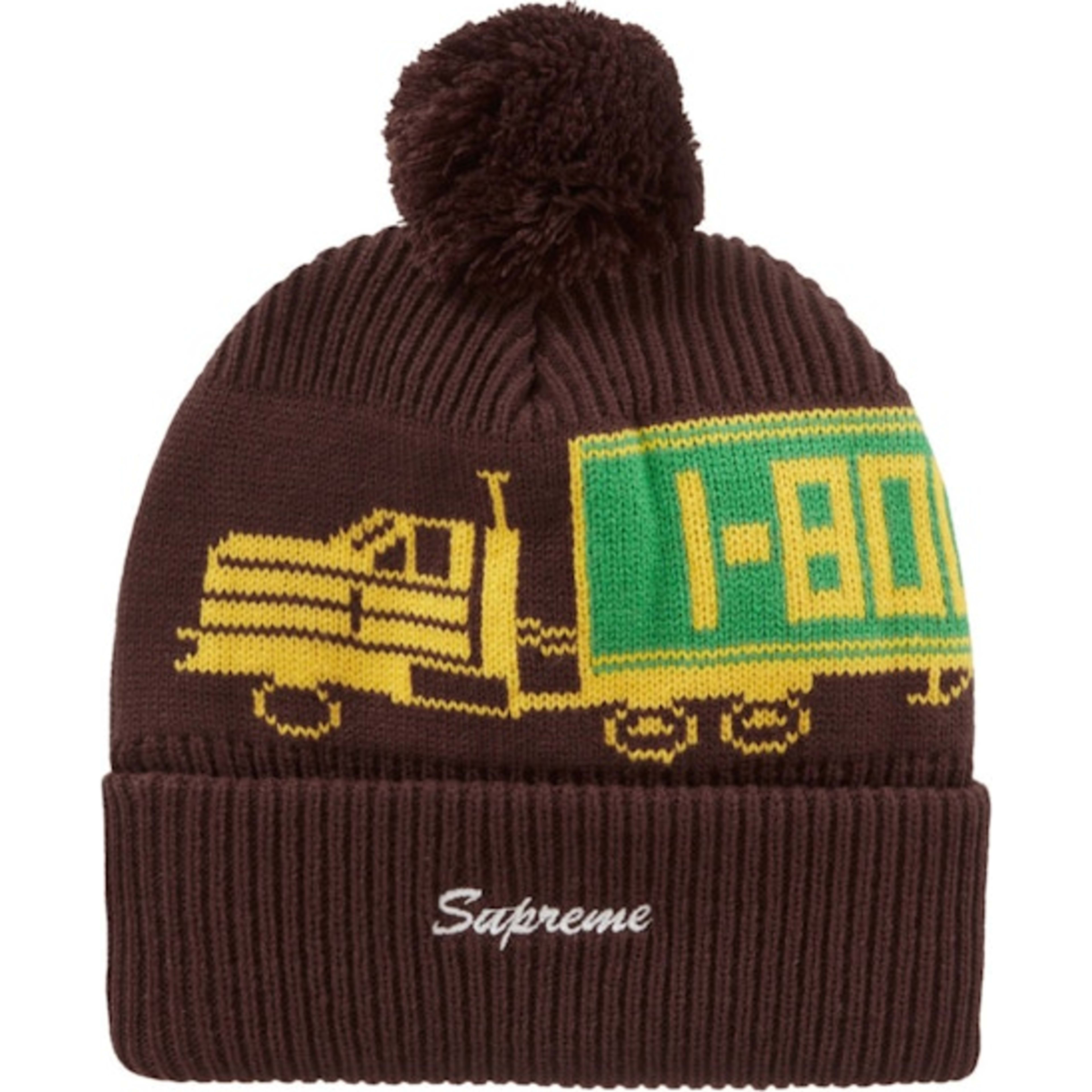 Supreme 18-Wheeler Beanie Brown