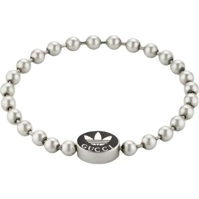 Gucci x adidas Logo Bracelet Black
