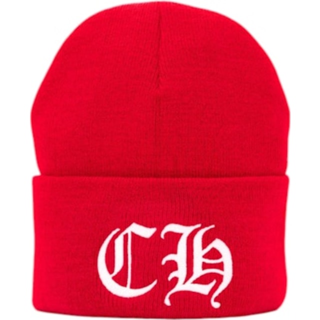 CH Logo Beanie Red/White