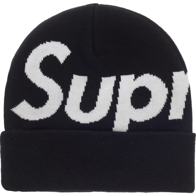 Supreme Big Logo Beanie (FW25) Black