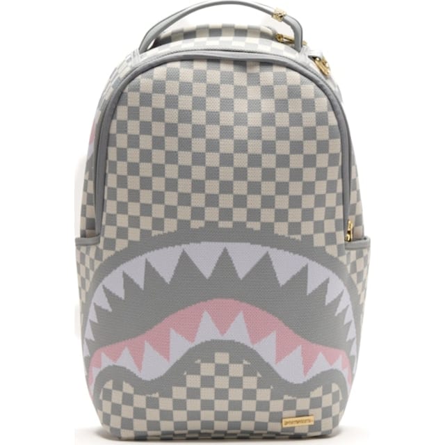 Knit Sharks In Paris In Cream DLX Backpack Multicolor