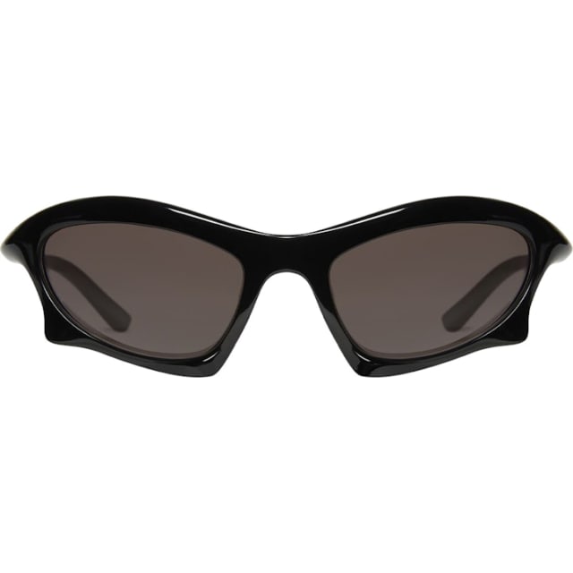 Balenciaga Bat Rectangle Sunglasses Black