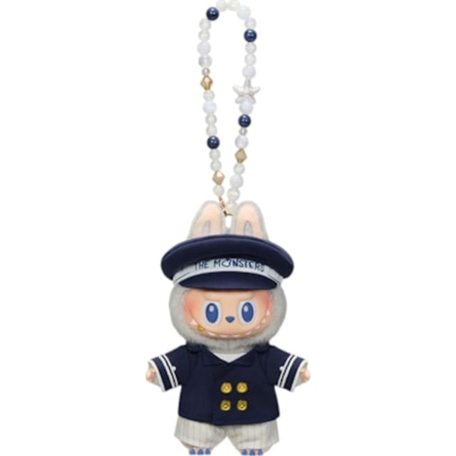 Pop Mart The Monsters De Vliegende Labubu Series Captain Labubu Vinyl Plush Hanging Card