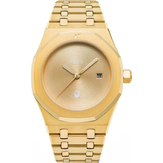 BAPE Type 9 BAPEX Watch Gold