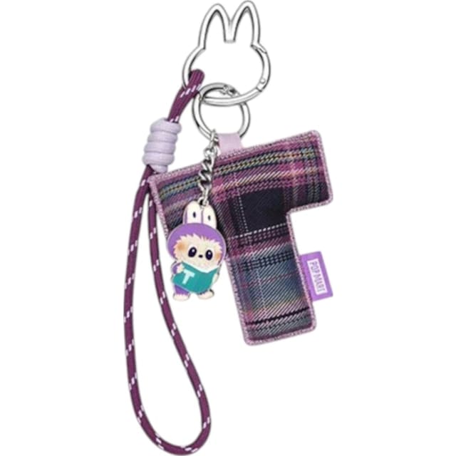 Pop Mart Labubu The Monsters Pin for Love Series "T" Letter Pendant