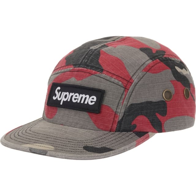 Supreme Military Camp Cap (SS26) Red Camo
