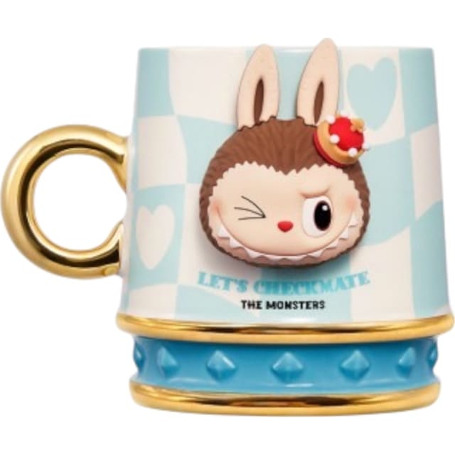 Pop Mart The Monsters Let's Checkmate Series Mug