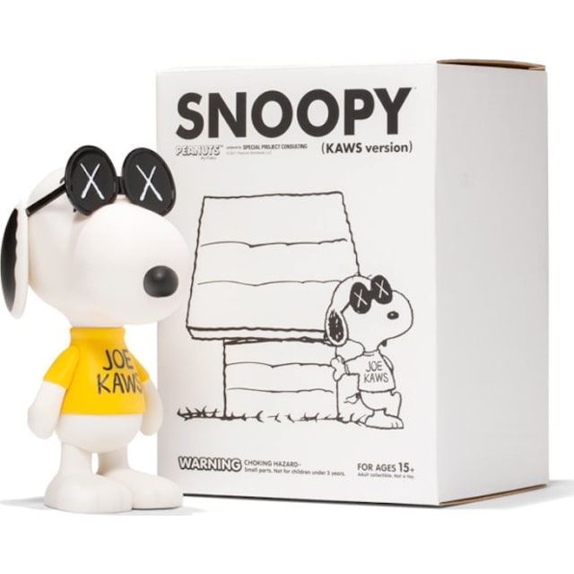 KAWS x Peanuts Joe Snoopy Vinyl Figure White