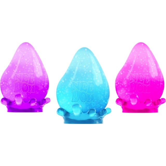 NeeDoh Dream Drop Squishy Fidget Toy (Set of 3) Pink/Blue/Purple