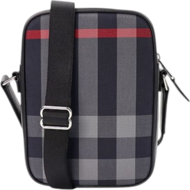 Paddy Check Messenger Navy/Grey