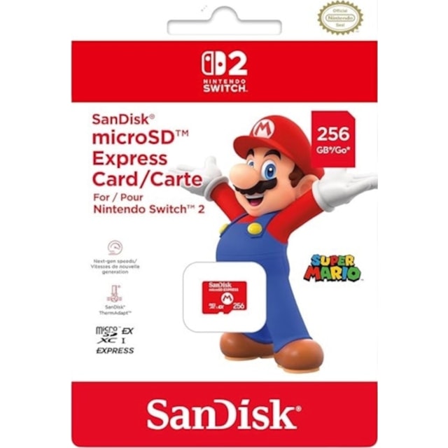 Nintendo Switch 2 SanDisk microSD Express Card 256GB 10016157