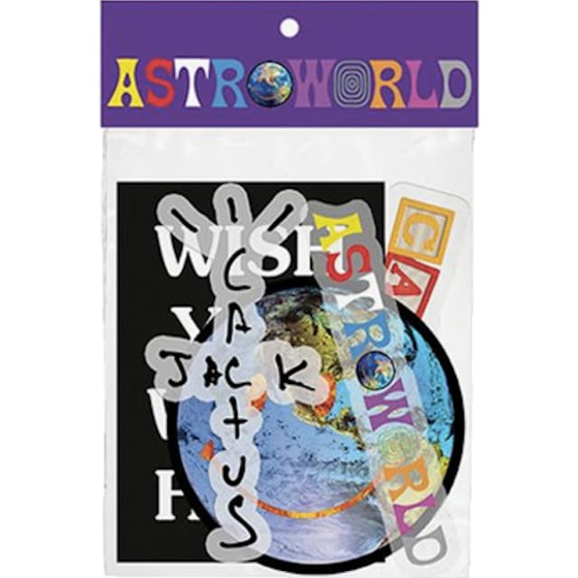 Travis Scott Astroworld Sticker Pack Multi