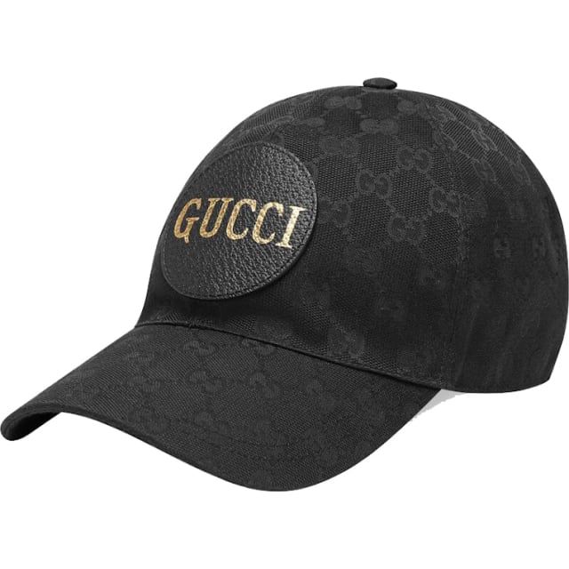 GG Canvas Baseball Hat Black