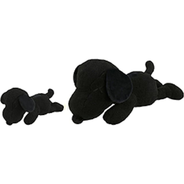 KAWS x Uniqlo x Peanuts Snoopy Plush Set (Small + Medium) Black