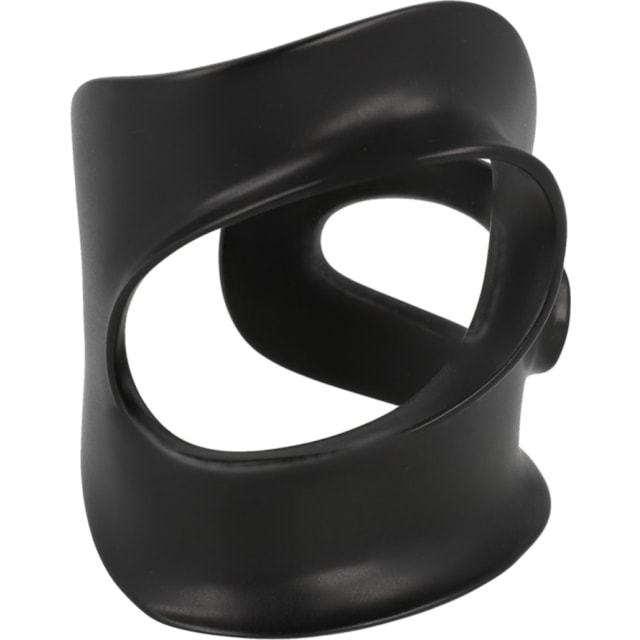 Ferragamo Small Sculptural Cutout Bracelet Black