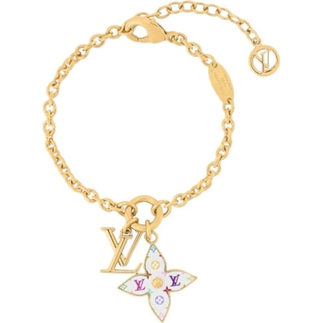 Louis Vuitton x Takashi Murakami Monogram Multicolor Bracelet Multicolored Toile