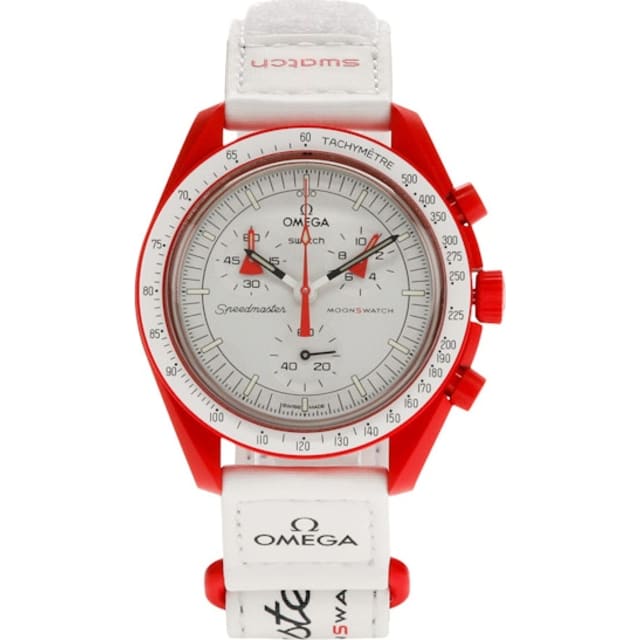 Swatch x Omega Bioceramic Moonswatch Mission to Mars SO33R100