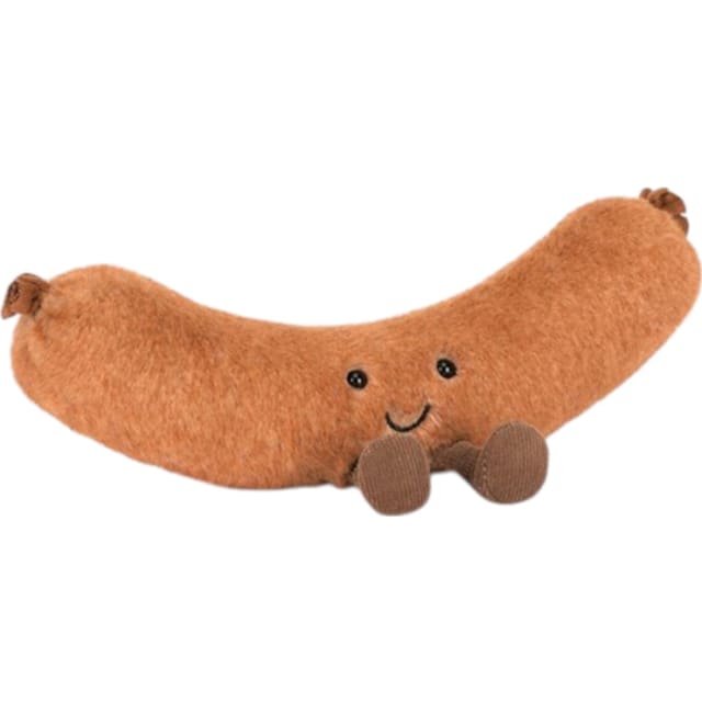 Jellycat Fish & Chip Editions Amusable Sausage Plush