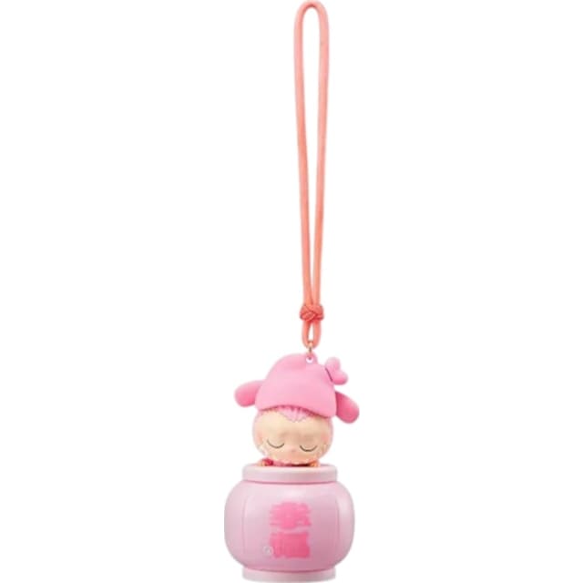 Pop Mart Labubu The Monsters Let's Have Fun Together Series Night Light Happiness Keychain