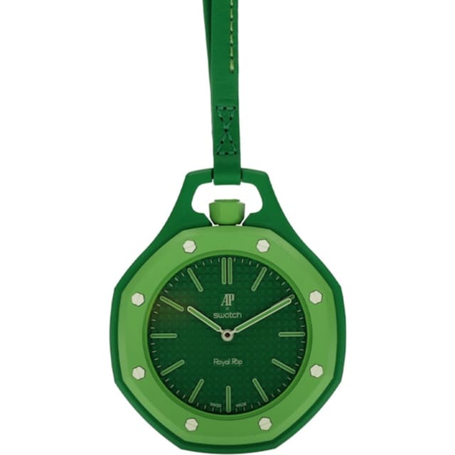 Swatch x Audemars Piguet AP Bioceramic Royal Pop Green Eight SSX03G100N