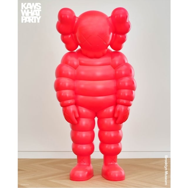 KAWS Brooklyn Museum WHAT PARTY Poster