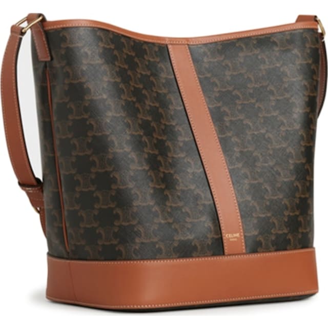 Bucket Bag Medium Triomphe Tan